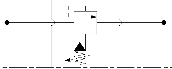 CETOP 5 RELIEF P TO T 10 – 210 BAR ADJ.