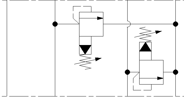 CETOP 5 RELIEF A & B TO T 10 – 210 BAR ADJ.