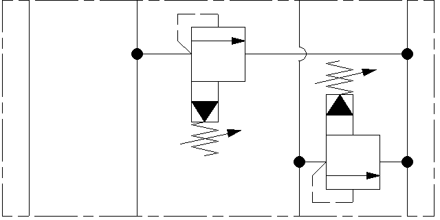 CETOP 5 RELIEF A & B TO T 10 – 210 BAR ADJ.