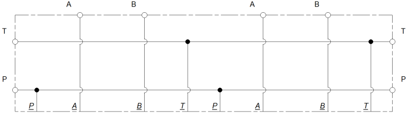 CETOP 3 TWO STATION ALUMINIUM MANIFOLD