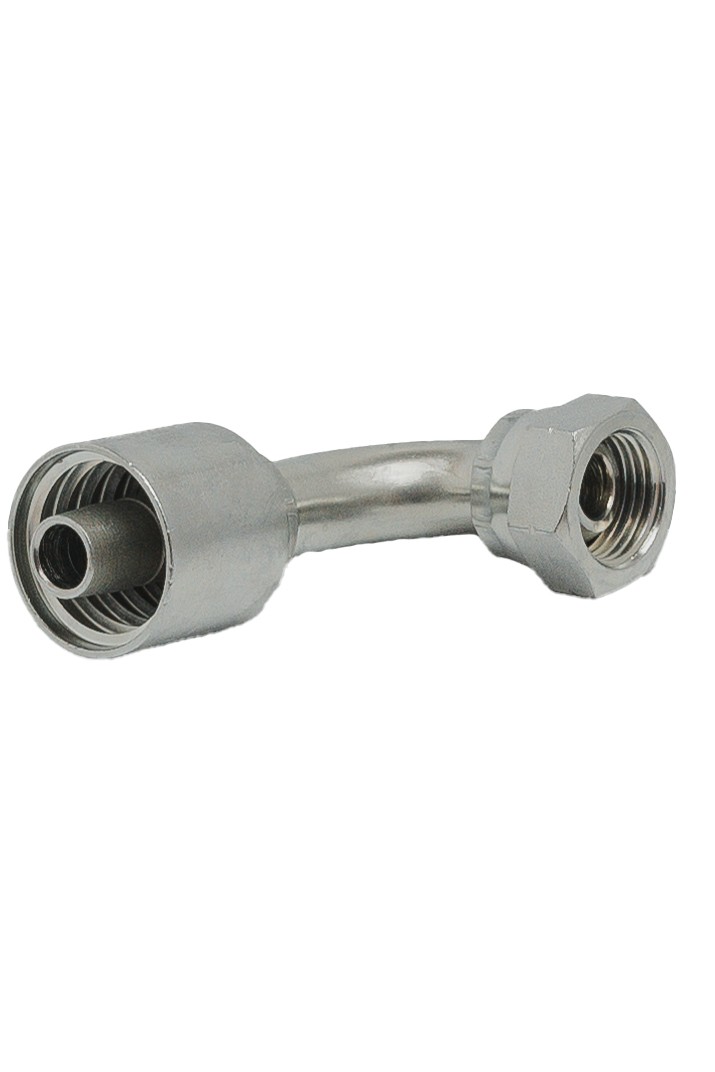 BSP 60 Deg Swivel 90 Deg Elbow Female Insert illustration
