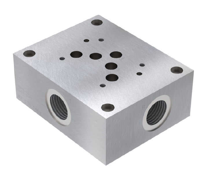 Cetop 05 Side Entry Subplate illustration