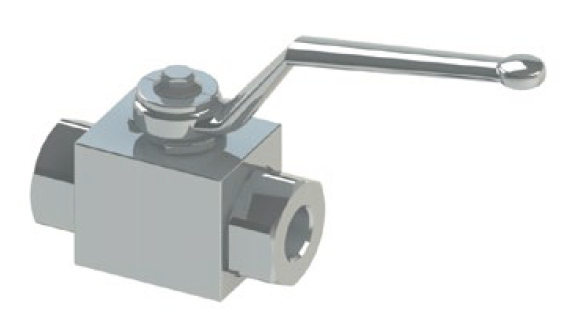 Two Way High Pressure Ball Valve - RAS2 illustration